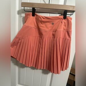 Coral Tennis Skirt